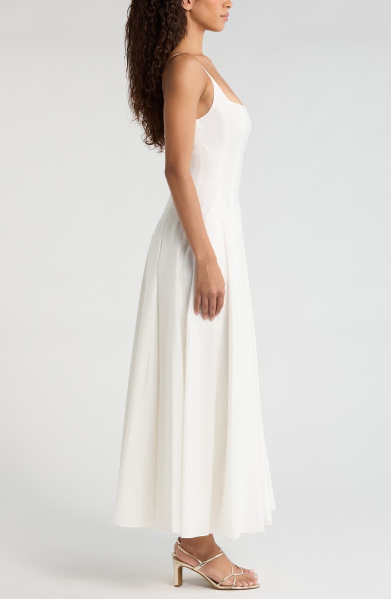 Ever New Emery Panel Midi Sundress, Alternate, color, Porcelain