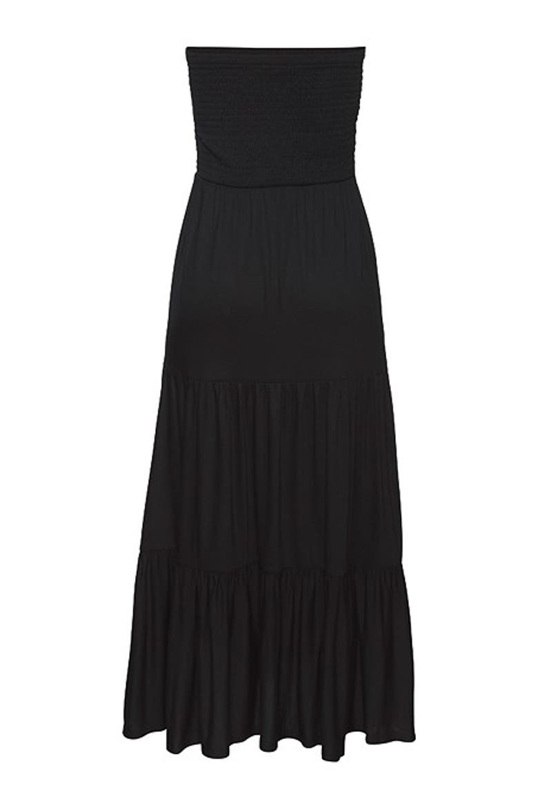 Women's Convertible Tiered Dress, Alternate, color, Black