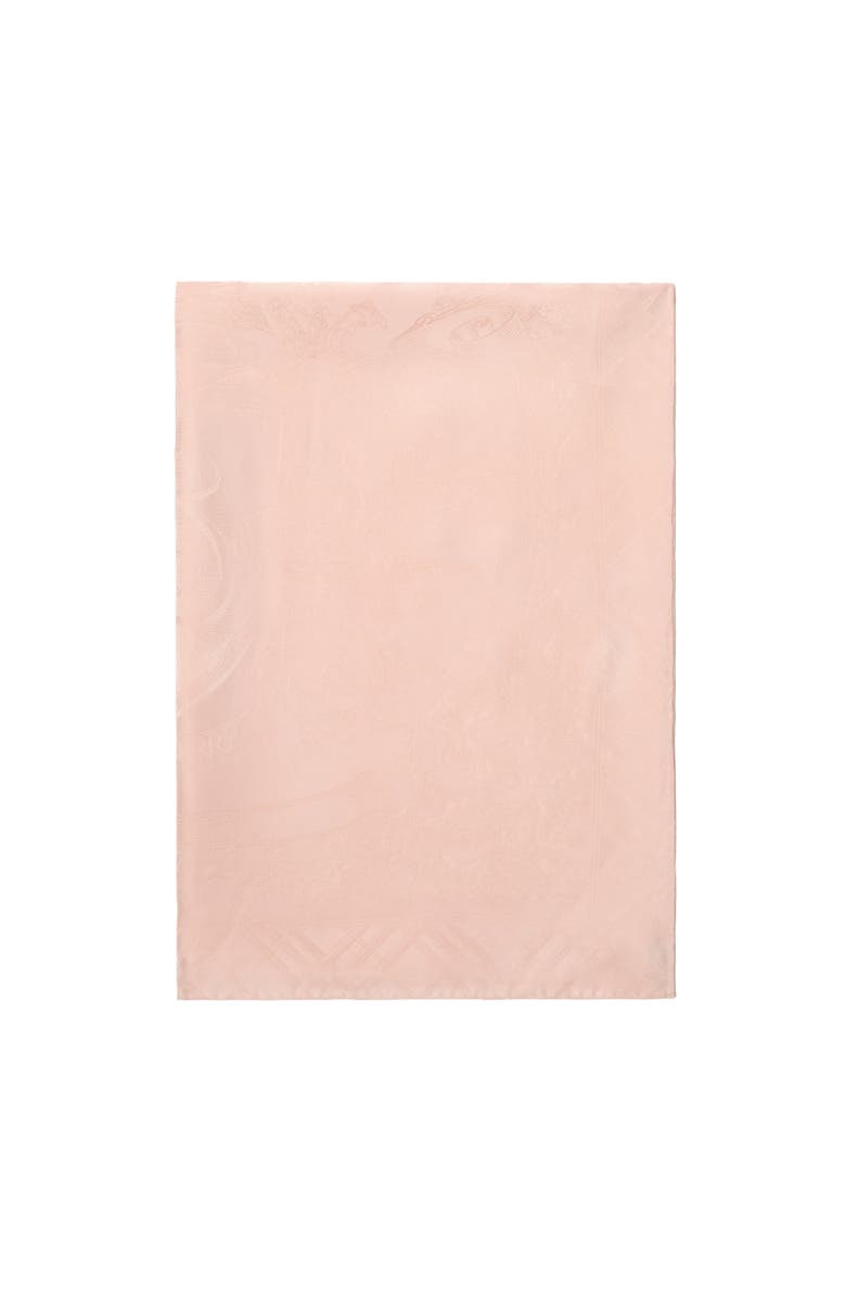 Burberry Floral Crest Silk Scarf, Alternate, color, Compact Pink