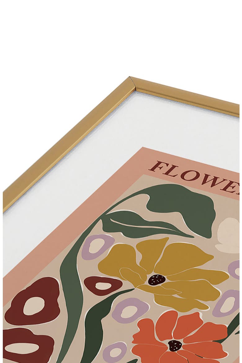 Flower Market Framed Art Print, Alternate, color, PINK