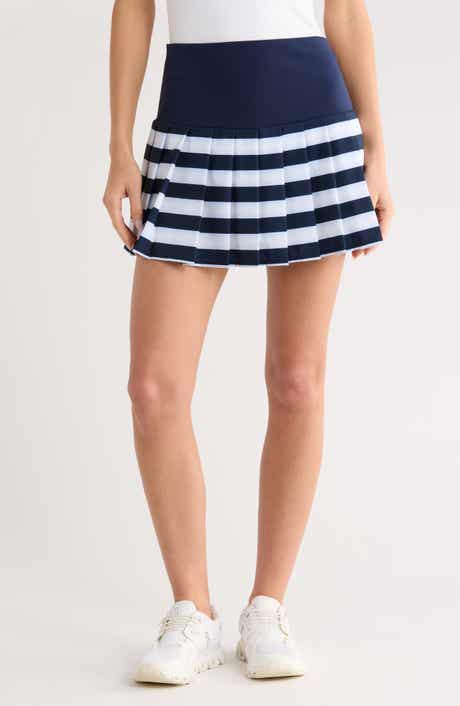 Original Penguin Stripe Pleated Activewear Skort