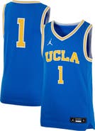 Nike Youth Jordan Brand #1 Blue UCLA Bruins Team Replica Basketball Jersey