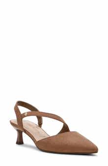 Anne Klein Iman Pointed Toe Slingback Pump