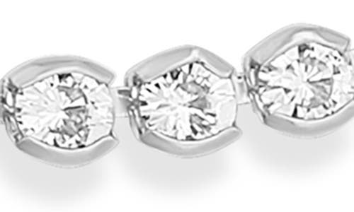 Shymi Cubic Zirconia Tennis Anklet In Silver