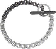 AllSaints Ombré Box Chain Bracelet