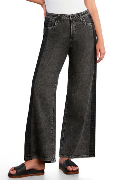 Relaxed Wide Leg Jeans