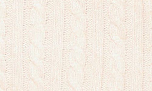 Walter Baker Gia Cable Stitch Sweater Miniskirt In Cream