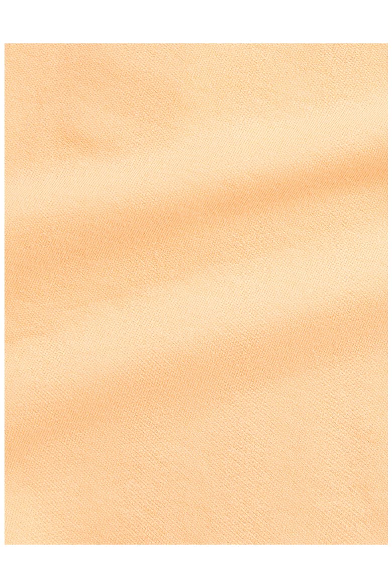 Embroidered Cotton Henley T-Shirt & Stripe Shorts Set, Alternate, color, SOFT CREAMSICLE