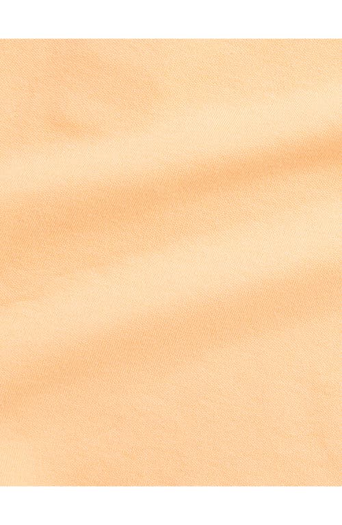 Polo Ralph Lauren Ralph Lauren Embroidered Cotton Henley T-shirt & Stripe Shorts Set In Soft Creamsicle
