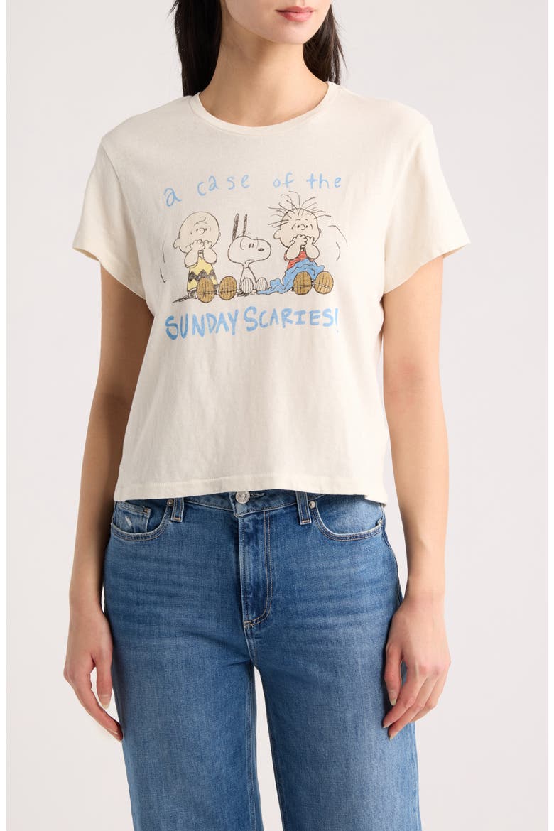 '50s Boxy Cotton Scaries T-Shirt, Main, color, VINTAGEWHITE