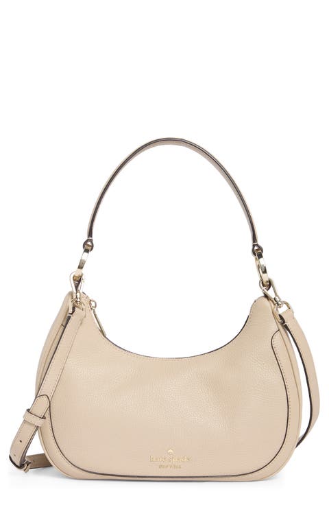 Leila Pebbled Leather Shoulder Bag