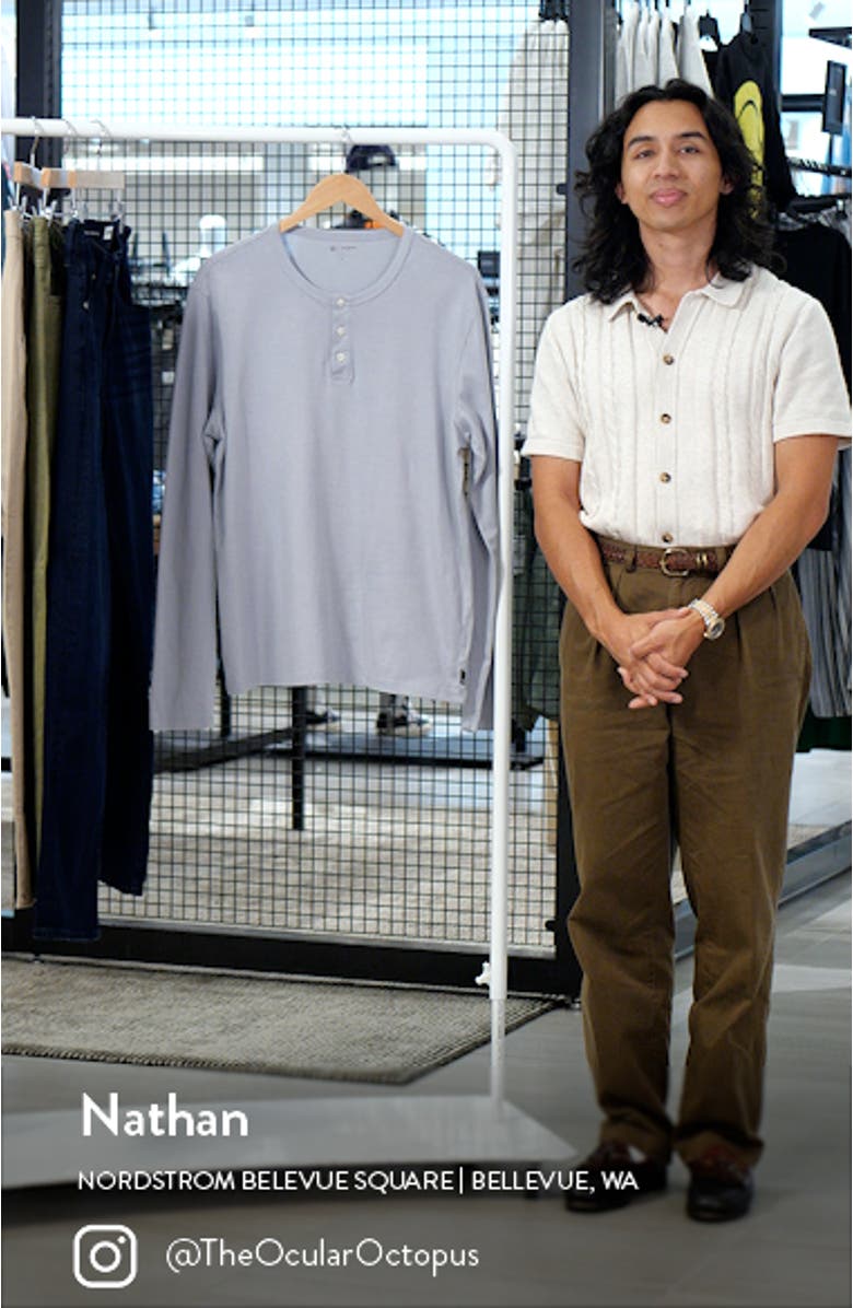 Bryce Long Sleeve Henley Shirt, sales video thumbnail