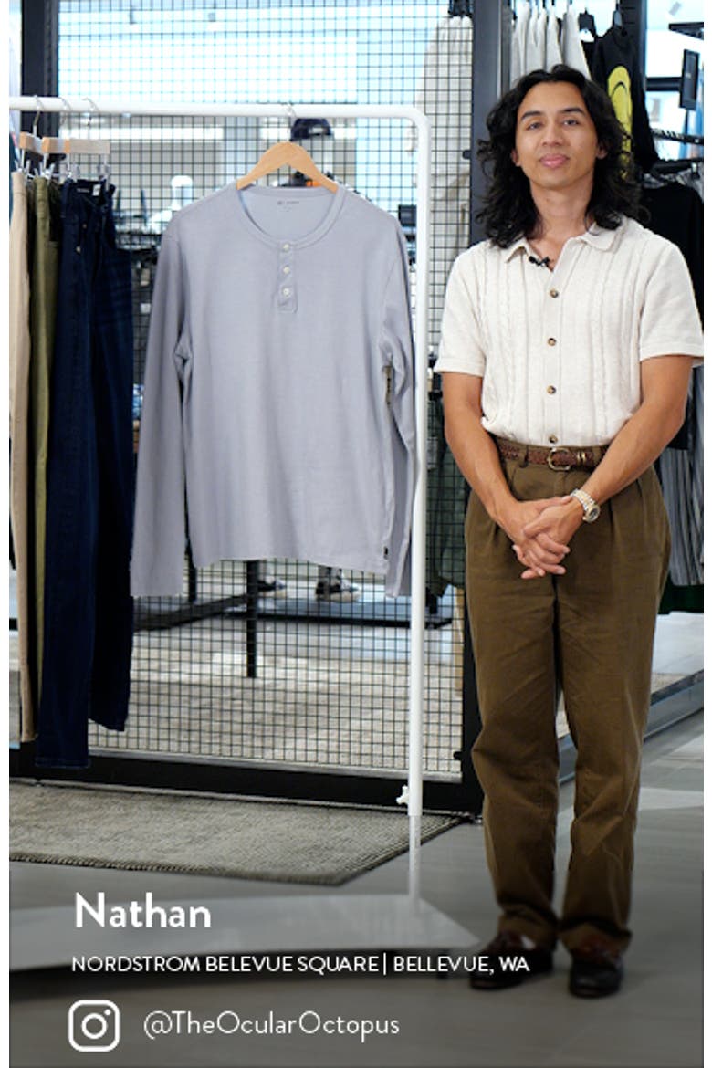 Bryce Long Sleeve Henley Shirt video