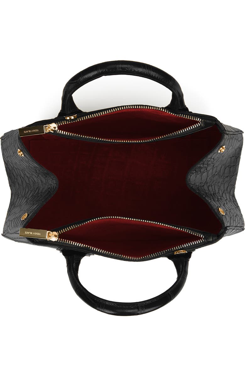 Teddy Blake Vera Croco 14", Alternate, color, Black/Red
