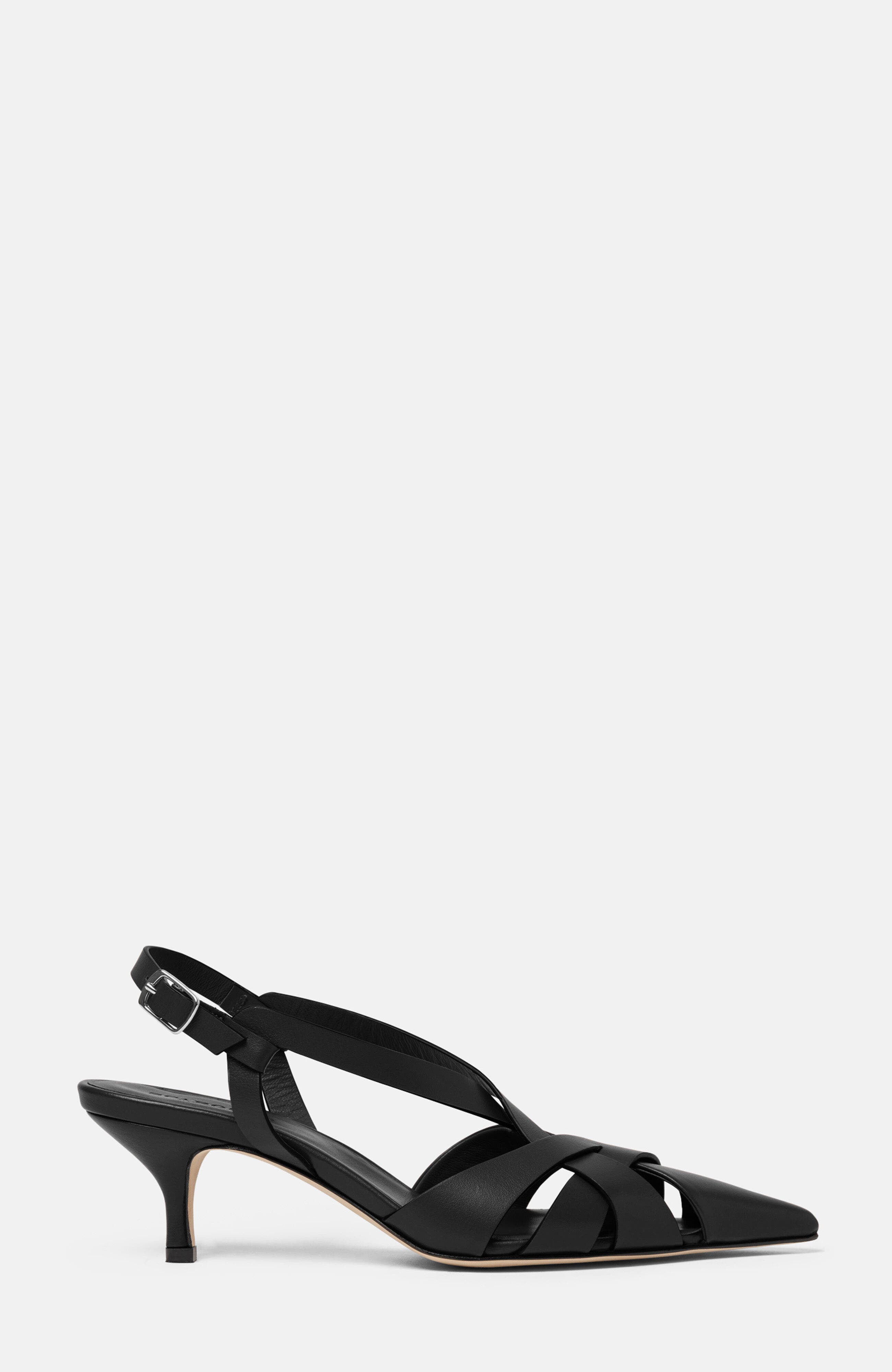SCAROSSO Clio Pumps, Alternate, color, Black - Calf