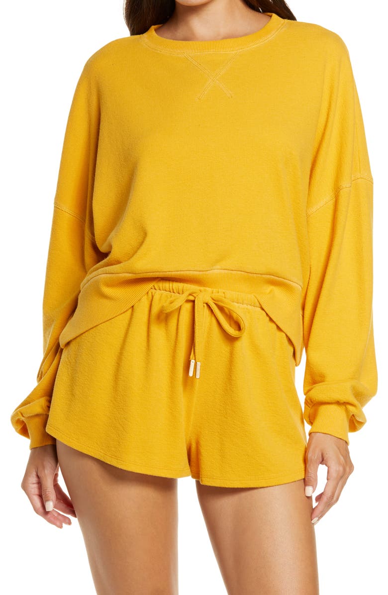 Honeydew Fool for Fall Crop Sweatshirt, Main, color,