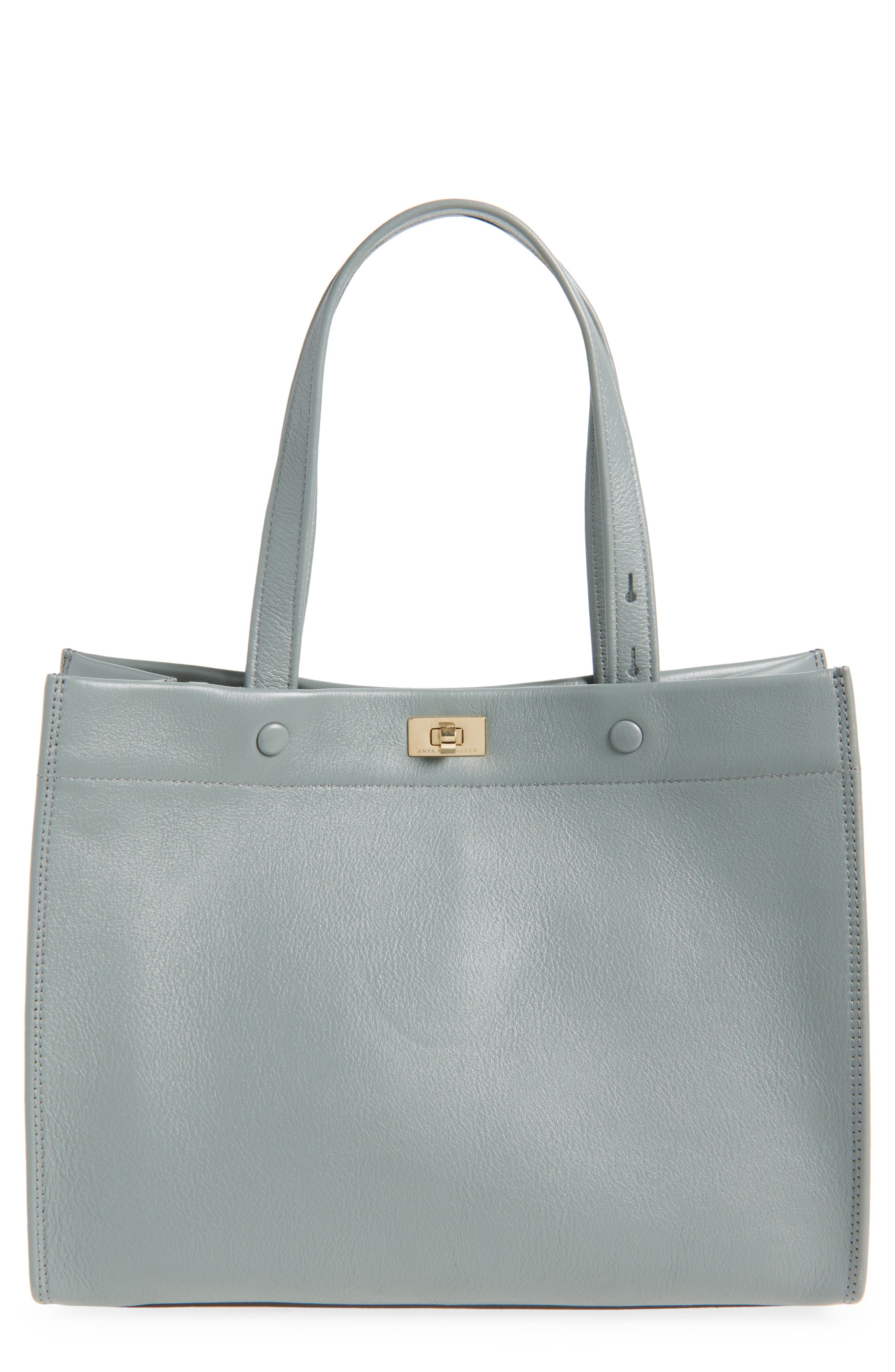 Anya Hindmarch Small Mortimer Leather Tote, Main, color, 
