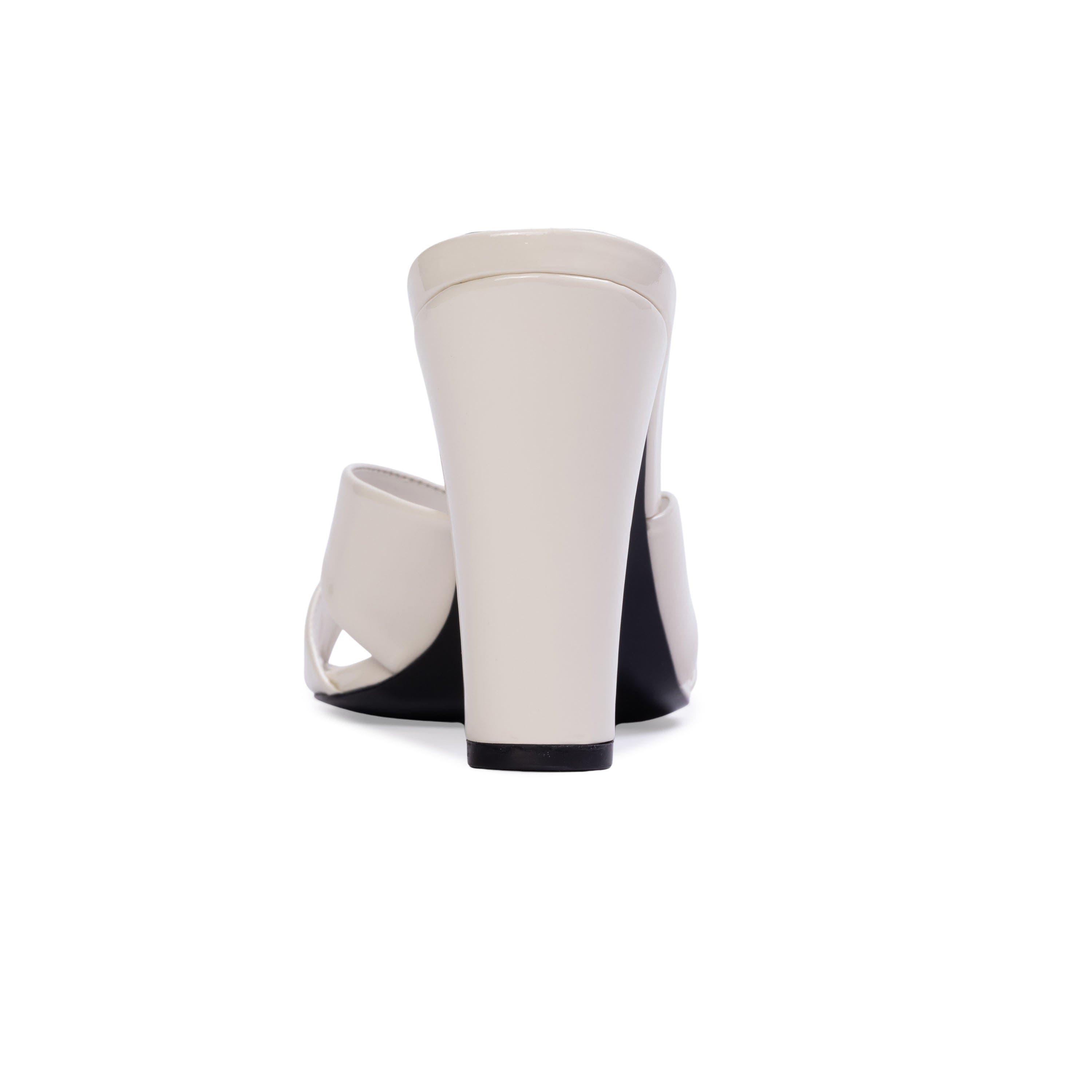 BLACK SUEDE STUDIO Aika 95 Mule, Alternate, color, Coconut Patent Leather