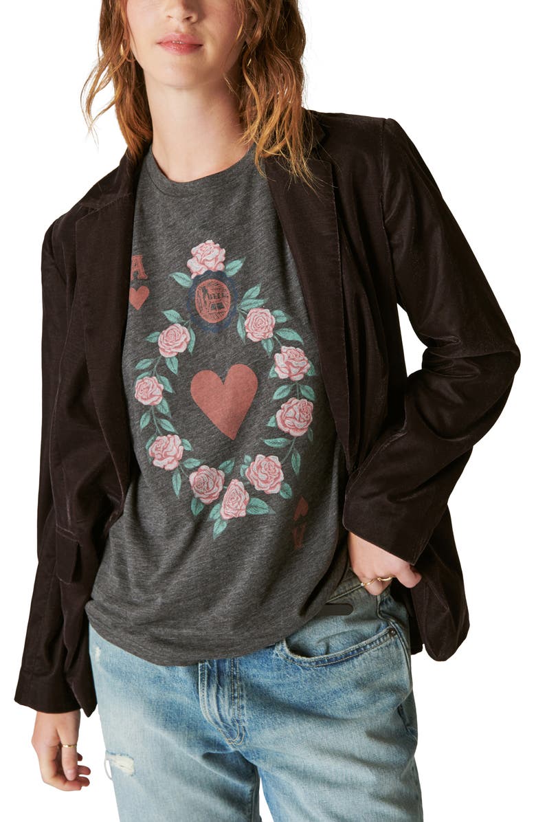 Lucky Brand Ace Graphic T-Shirt, Alternate, color, 