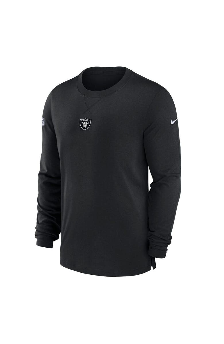 Nike Men's Nike Black Las Vegas Raiders 2023 Sideline Performance Long Sleeve T-Shirt, Alternate, color, 