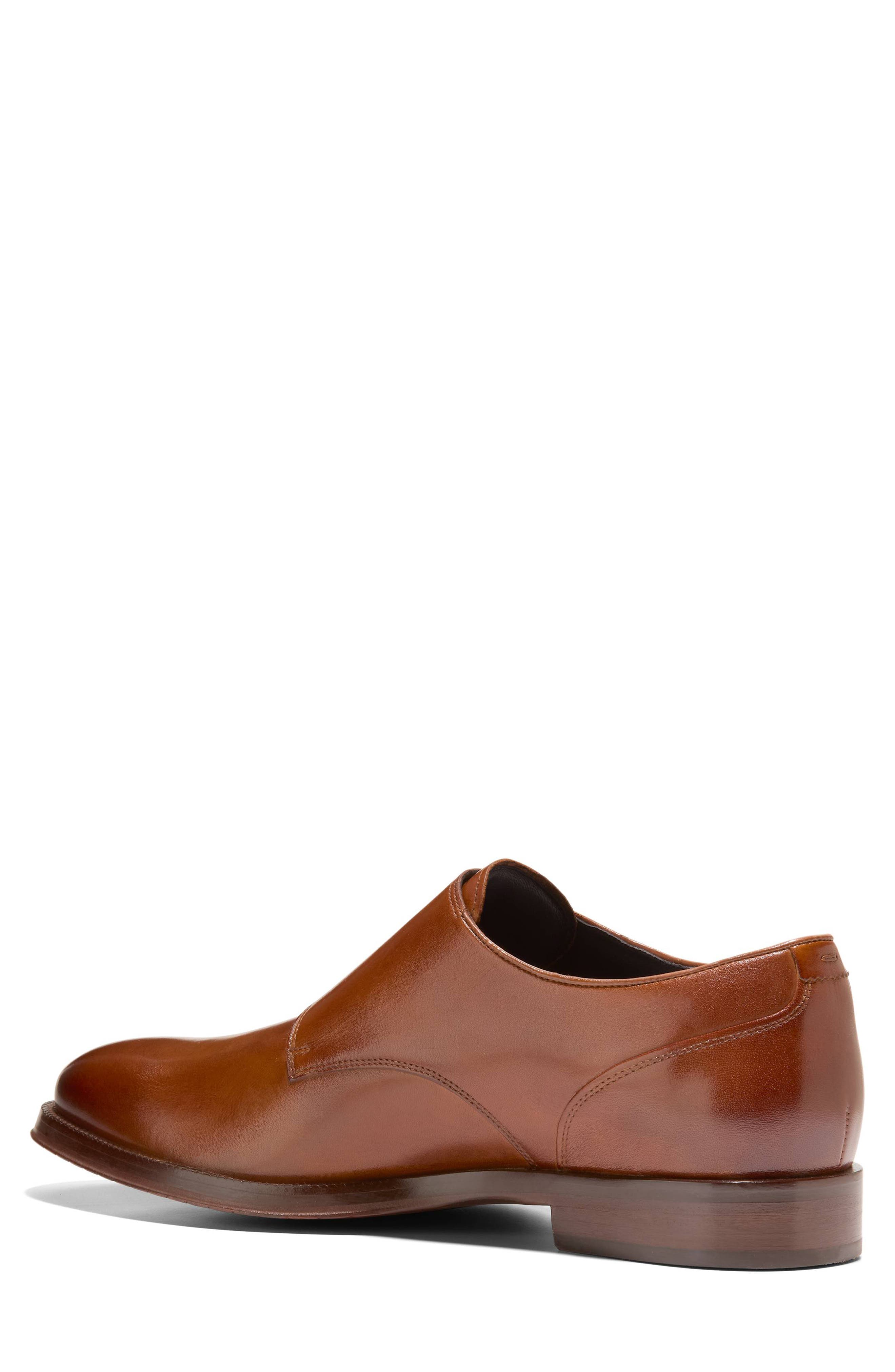 Cole Haan Carnegie Monk Strap Loafer, Alternate, color, British Tan
