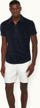 Orlebar Brown Sebastian Towelling Tailored-Fit Polo Shirt