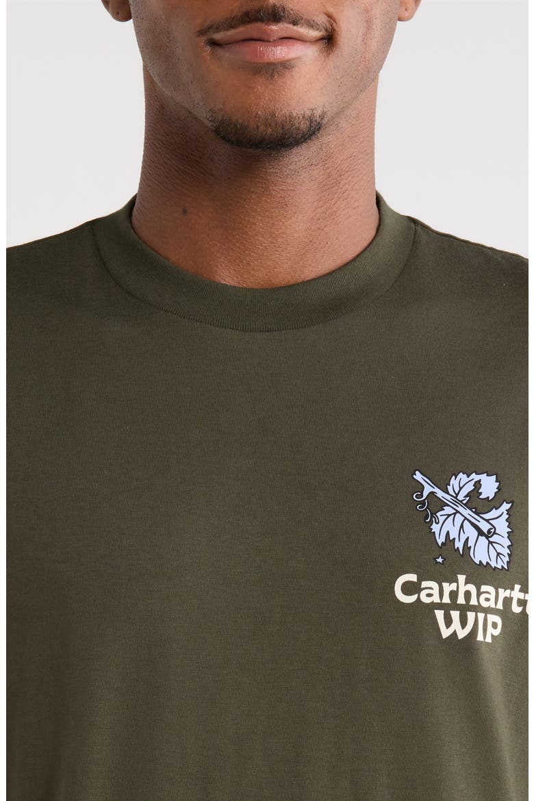 Grape Picker Organic Cotton Graphic T-Shirt, Alternate, color, CYPRESS