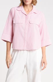 beachlunchlounge Jennie Button-Up Shirt