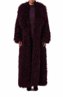 Naked Wardrobe Faux Shearling Coat