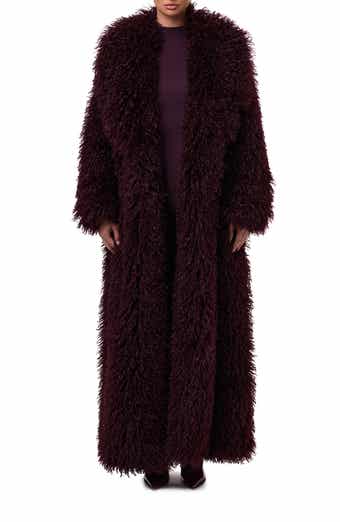 Naked Wardrobe Faux Shearling Coat