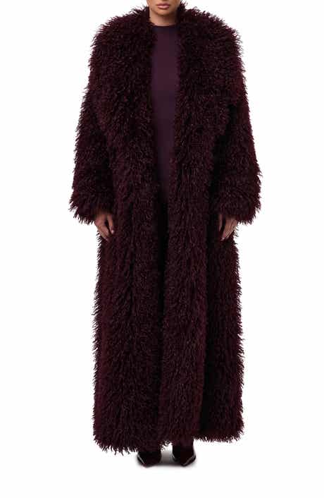 Naked Wardrobe Faux Shearling Coat