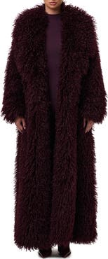 Naked Wardrobe Faux Shearling Coat