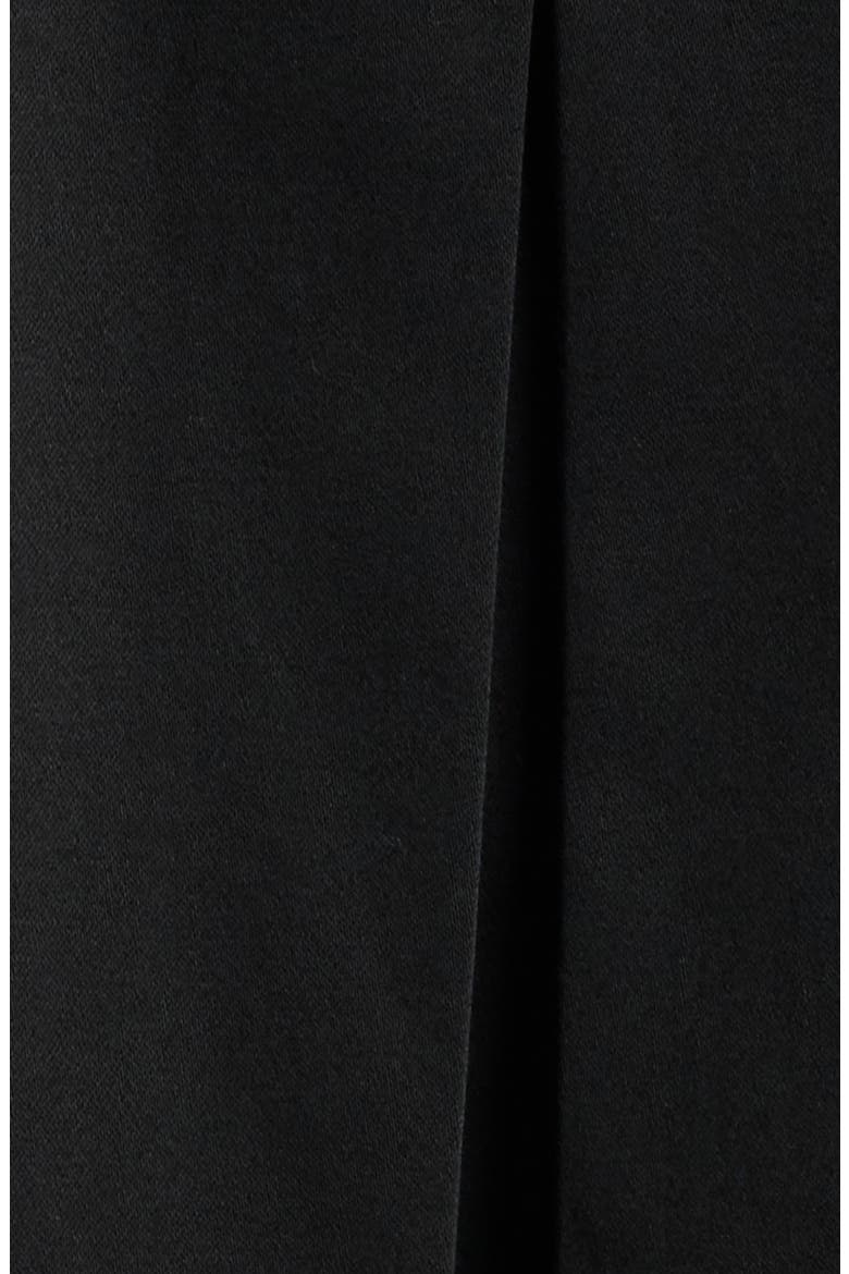 Short Double Breasted Cotton Blend Trench Coat, Alternate, color, ANNE BLACK