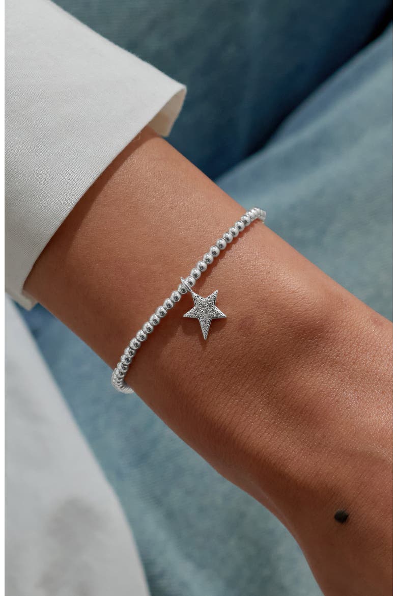 A Little 'Forever Proud Of You' Bracelet In Silver Plating, Alternate, color, Metallic Silver