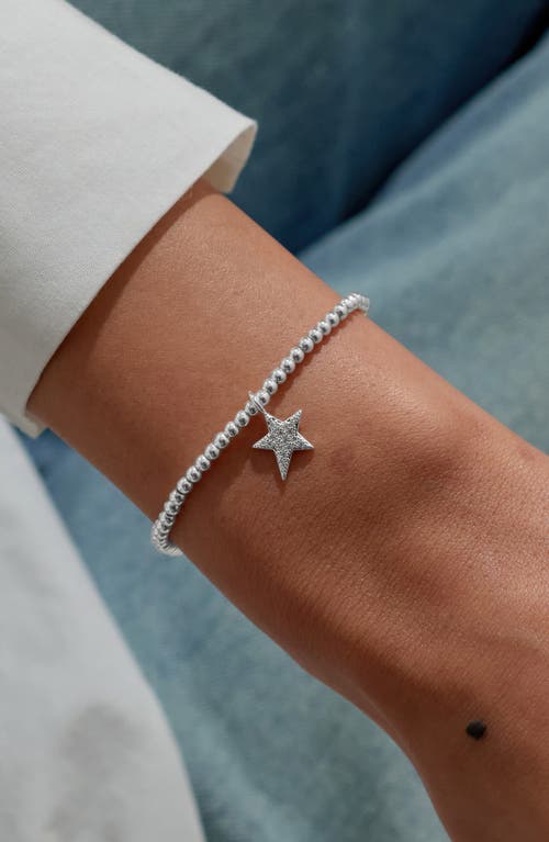 A Littles & Co. A Littles & Co A Little 'forever Proud Of You' Bracelet In Silver Plating In Silver