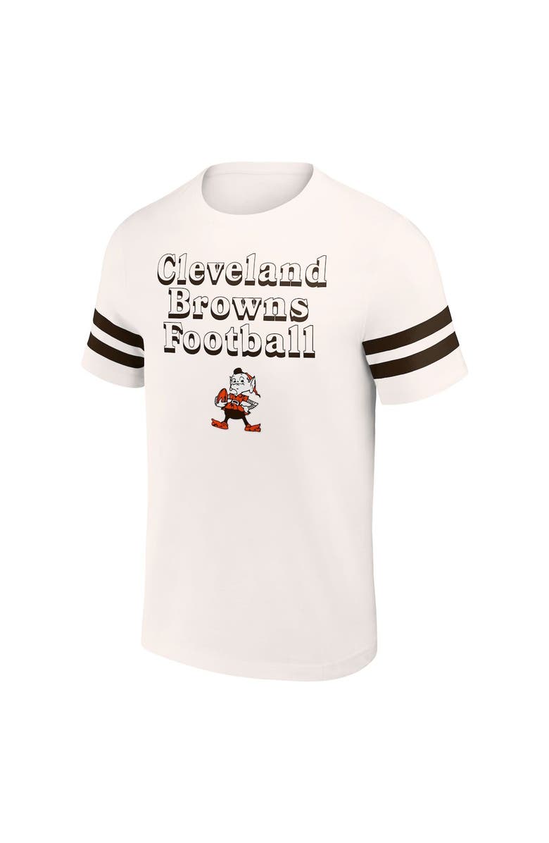 NFL X DARIUS RUCKER Men's NFL x Darius Rucker Collection by Fanatics Cream Cleveland Browns Vintage T-Shirt, Alternate, color, Cream