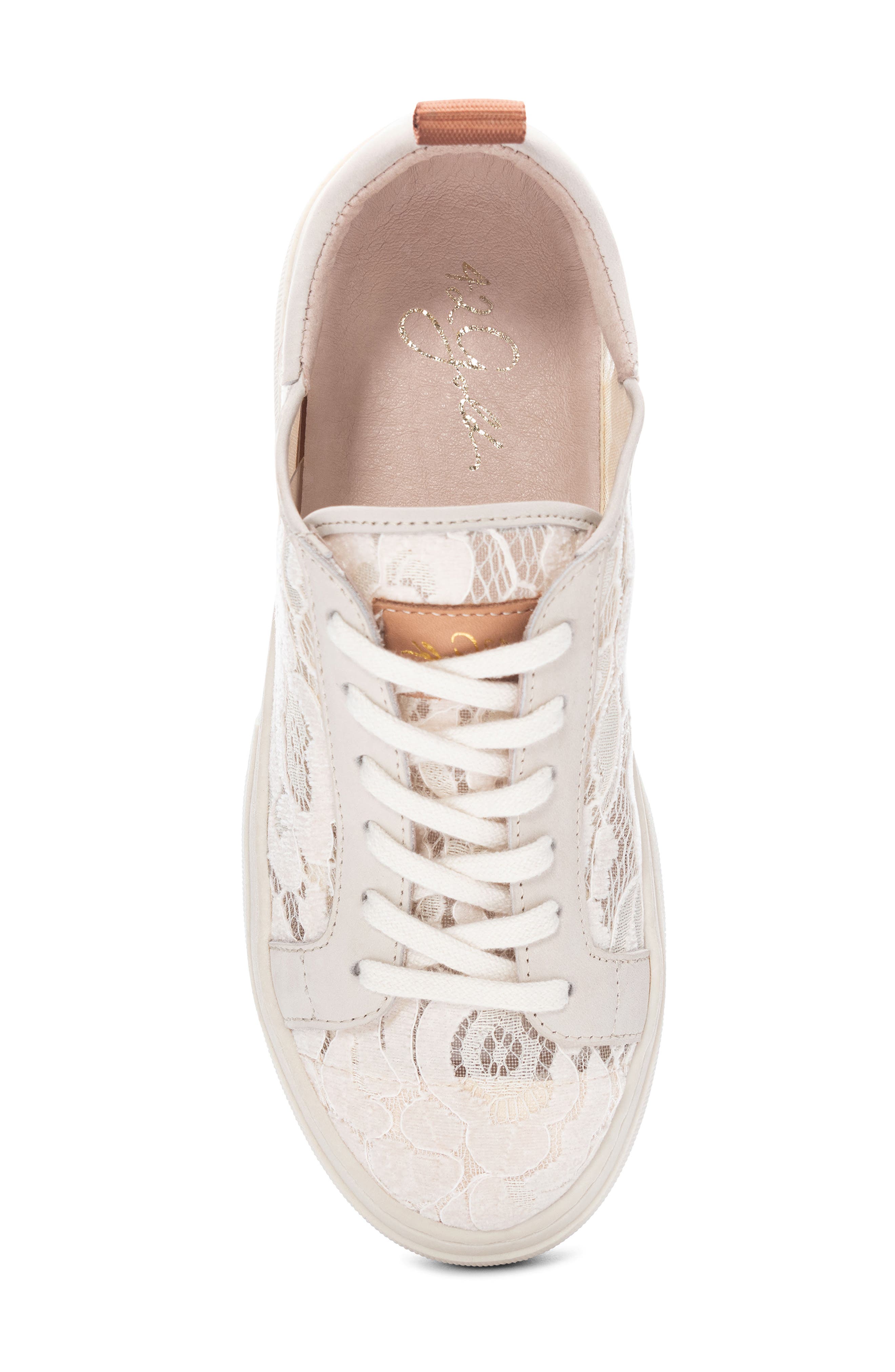 42 Gold Glee Lace Platform Sneaker, Alternate, color, 