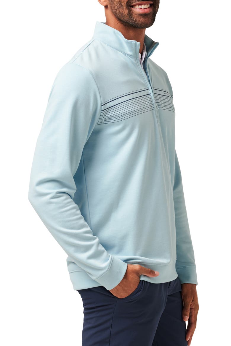 Upgraded Quarter Zip Sweatshirt, Alternate, color, CORY BLUE