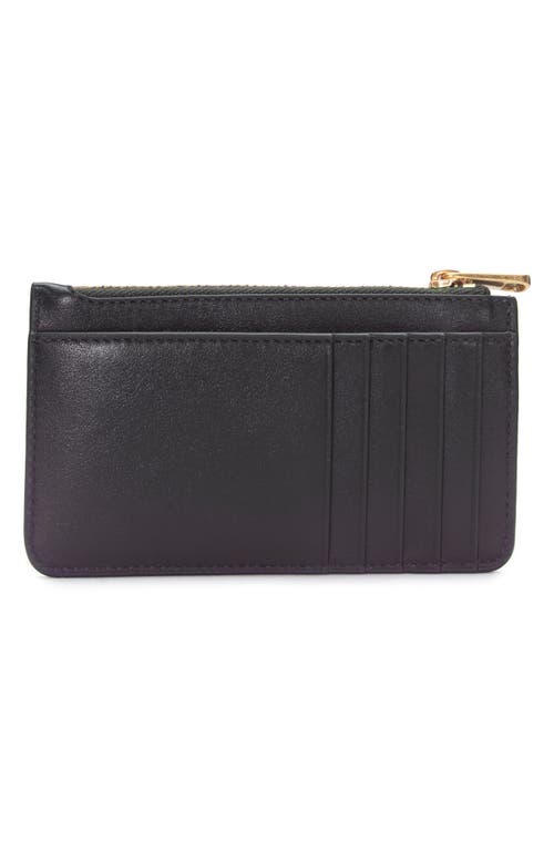 Vince Leather Card Case In Brown