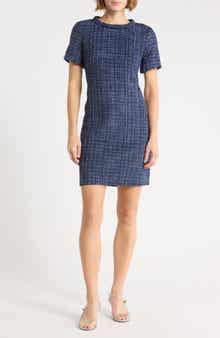 Bouclé Shift Dress