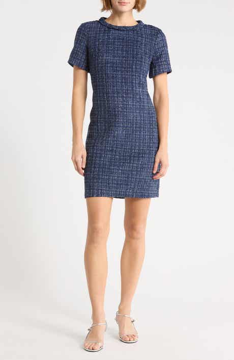 Bouclé Shift Dress