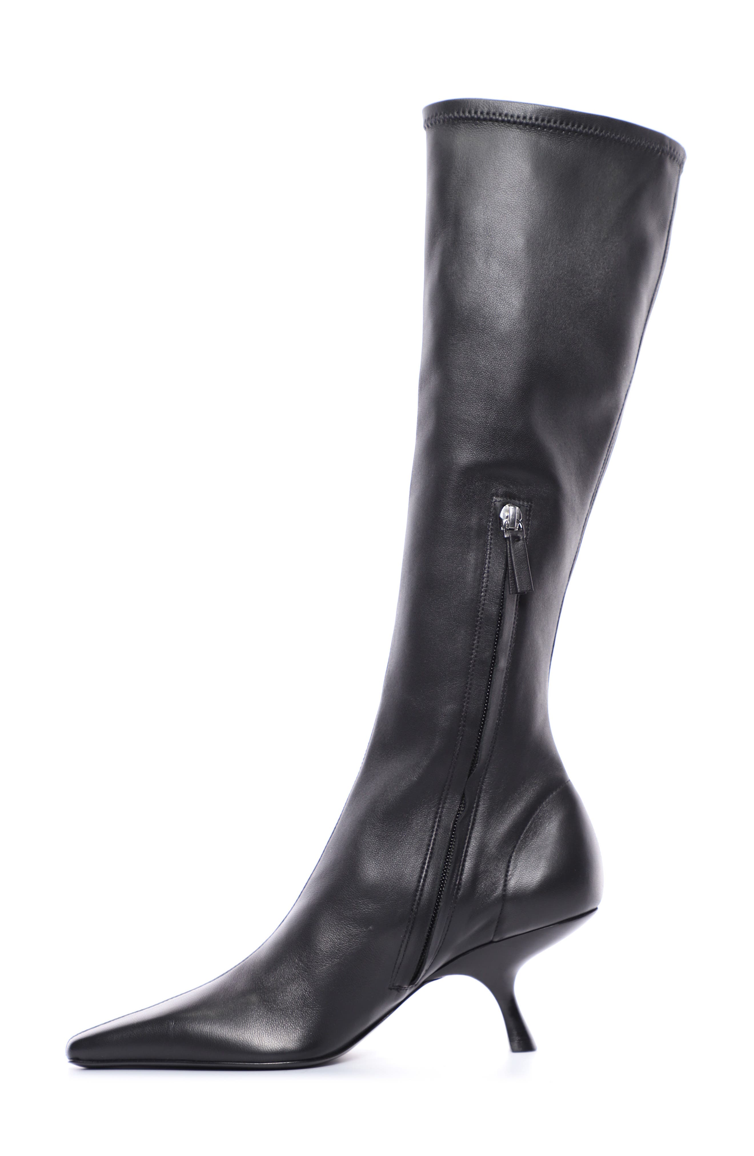 The Row Lady Pointed Toe Knee High Boot, Alternate, color, 