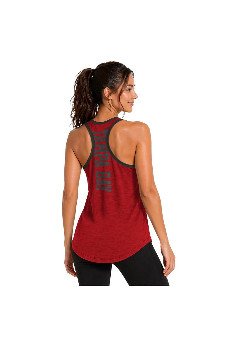 Women's G-III 4Her by Carl Banks Red Tampa Bay Buccaneers Tater II Racerback Tank Top, Alternate, color, Red