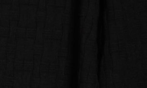 Ellen Tracy Cable Knit Ankle Sweater Pants In Black