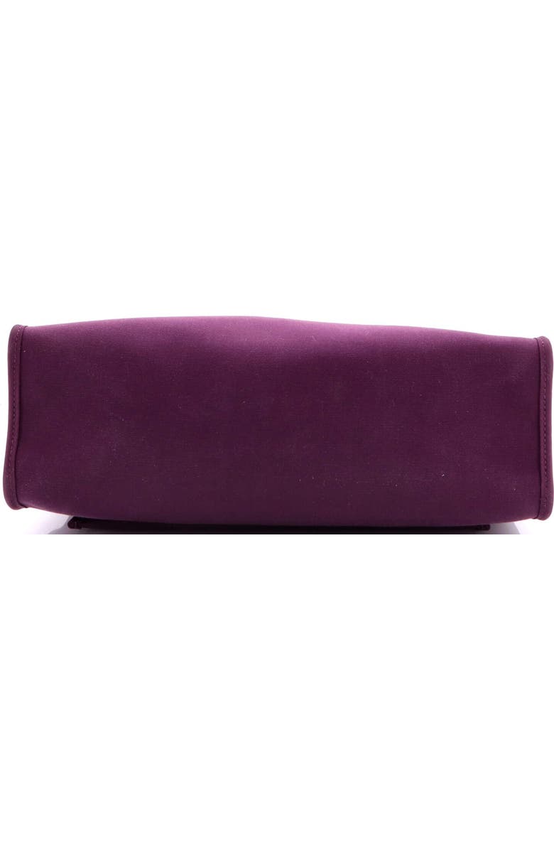 Pre-Owned Hermes Herbag Zip Leather and Toile 31, Alternate, color, Cassis