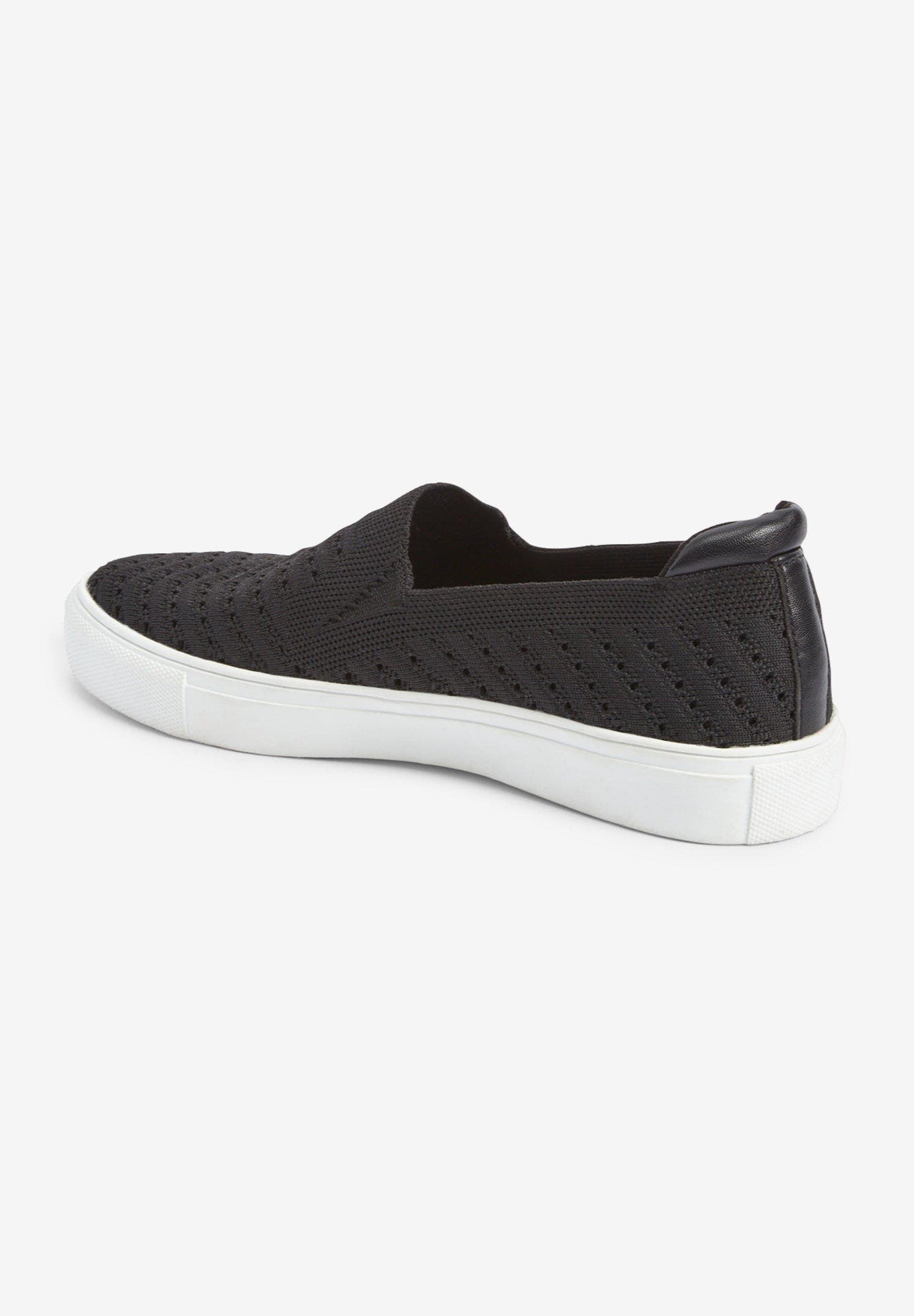 Comfortview The Alena Slip On Sneaker, Alternate, color, Black