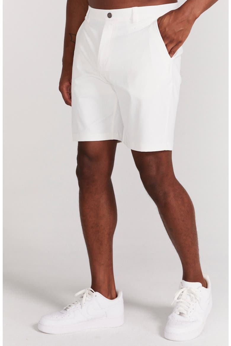 Varick Pull-On Shorts, Alternate, color, BRIGHT WHITE