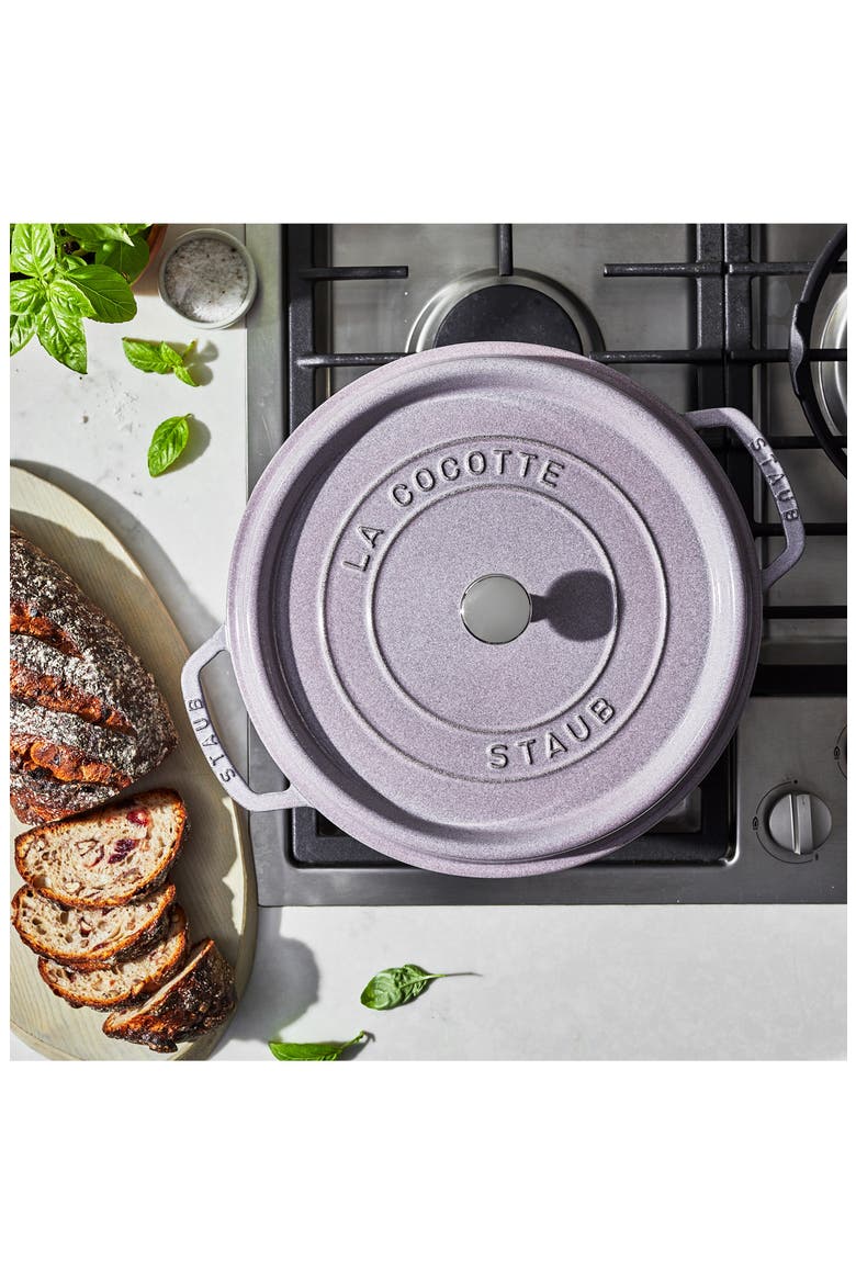7-Quart Enameled Cast Iron Dutch Oven, Alternate, color, LILAC