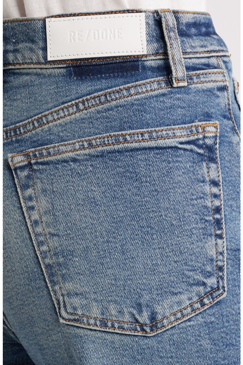 High Waist Crop Wide Leg Jeans, Alternate, color, CRAFTED INDIGO