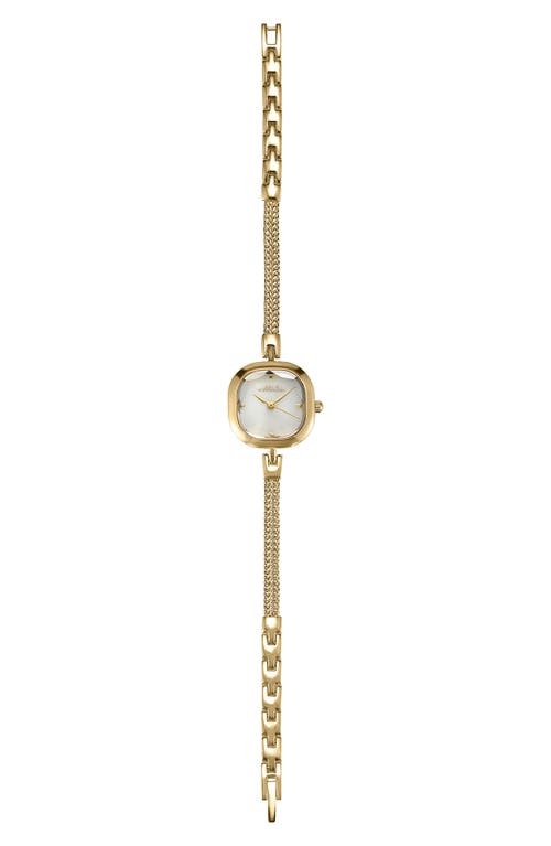 Ettika Petite Square Bracelet Watch, 22mm X 22mm In Gold